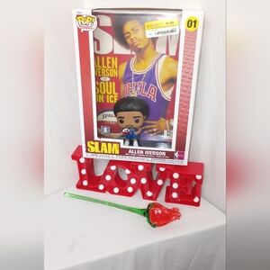 Allen Iverson Action Figure with Magazine Cover